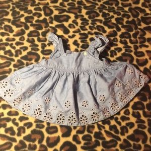 Flower Jean Dress